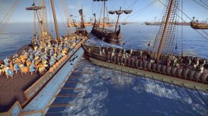 BATTLE OF SALAMIS! 3v3 Rome II Battle (Naval)