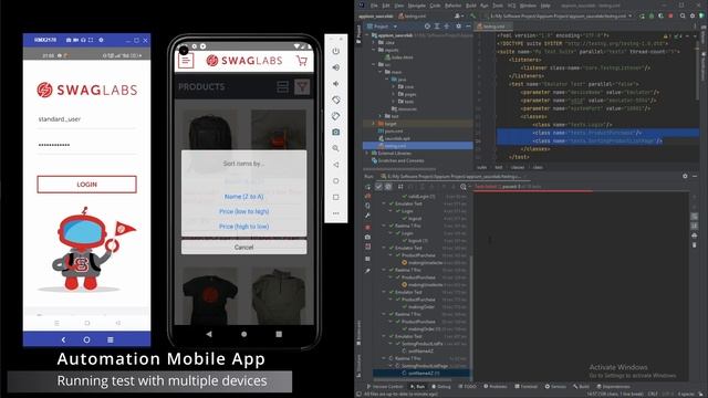 Demo Automation Android Application - Appium Java - Extent Report смотреть онлайн