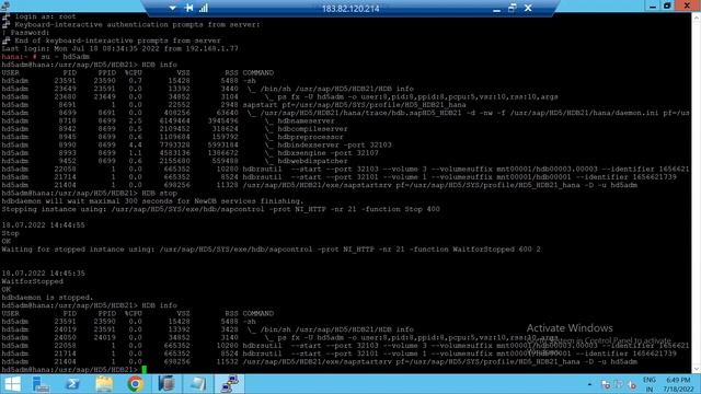 How to start and stop Hana DB using HDB commands. смотреть онлайн