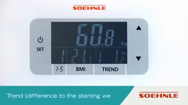 Soehnle digital personal scale Easy Control (English) смотреть онлайн