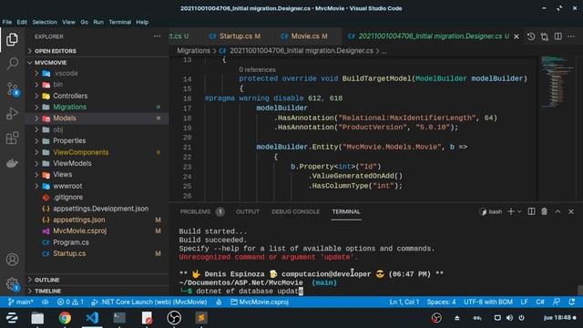 Acceso a MariaDB con Entity Framework