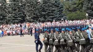 Торжественный марш 247 полка. День ВДВ  в  г.Ставрополь. 2015г.