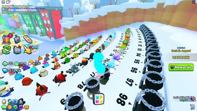 OPENING 700,000 EGGS WITH MAX COINS IN PET SIM 99... смотреть онлайн