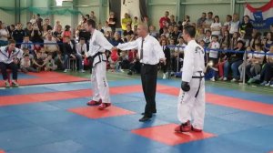 ПРО-таэквондо ИТФ Кубок Покрова 2016 Найгиберт Роман - Игнатенко Марк -63 кг четвертьфинал