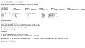 Can not access nginx docker container