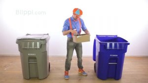 Garbage Trucks for Children with Blippi | Learn About Recycling