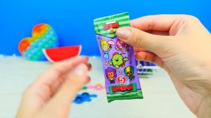 БРАВЛЫ из пятерочки. БОЛЬШАЯ РАСПАКОВКА BRAWL STARS скрепышей от Зайки Луки