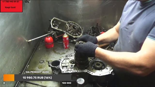 Фольксваген Транспортёр. Т4. Замена корпуса коробки передач. часть 2. смотреть онлайн