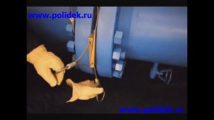 Разжим фланца при помощи клина