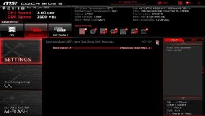 MSI MPG Z790 Edge WiFi DDR4 BIOS Click through (no voiceover)