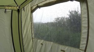 Выдержит испытание шатер «Пикник» Митек в грозу и сильный ливень?