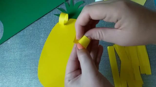 Аппликация из бумаги "Ананас", 4+ смотреть онлайн