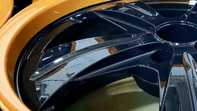 Порошковая покраска дисков Mercedes Benz ML63 в два цвета смотреть онлайн