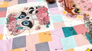 Подруга не хотела шить пока не узнала хитрый способ Детское стёганое одеяло МК за 10 минут