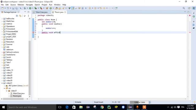 java tuto ep31 : les mots clés static et final смотреть онлайн