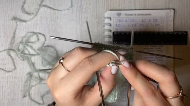 МИТЕНКИ СПИЦАМИ\\С АЖУРНЫМ УЗОРОМ