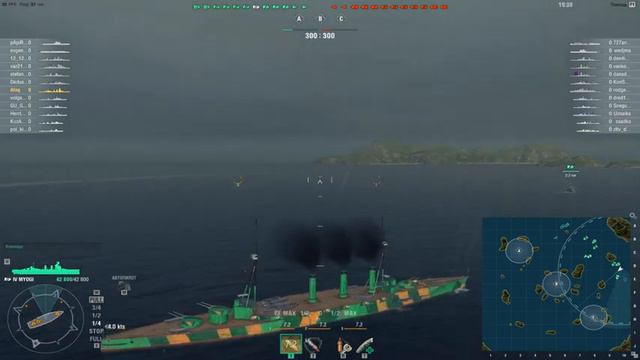Морские бои.Играю в World of Warships смотреть онлайн