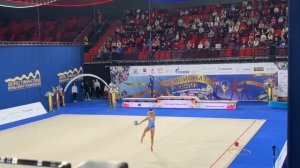 чемпионат России 2023 Лала Крамаренко мяч/ Russian championships lala Kramarenko ball