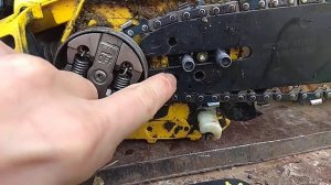 Доработка бензопилы champion t125(установка длинной шины)