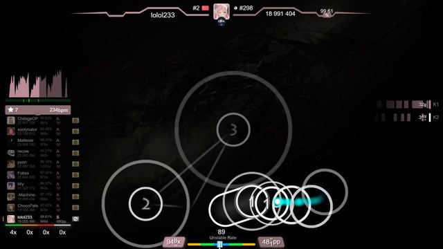 [8.2⭐] lolol233 | Camellia - R U Still xxxx? [Extra] 99.35% (#2 705pp FC) - osu! смотреть онлайн