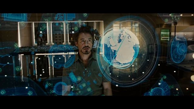 Тони Старк создает новый элемент - Железный Человек 2