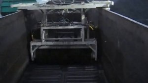 Очистка полувагонов остатков угля