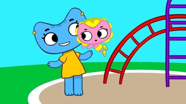 Песенка про Детскую Площадку - Детские песни - Kit And Kate и Песни для детей