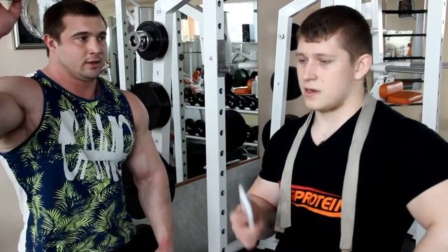 Тренировка спины. Илья Луковец и Вячеслав Пантелеев смотреть онлайн