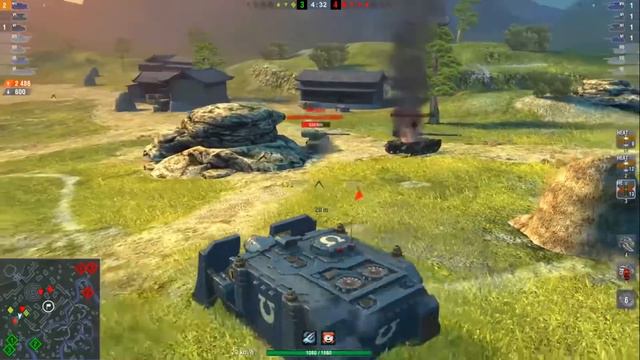 World of Tanks Blitz ► 6 Kills - VINDICATOR [GameGame] смотреть онлайн