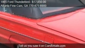 1965 Ford Thunderbird for sale in Jonesboro, GA 30236 at the