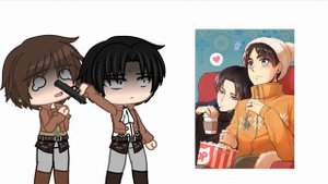 AOT characters react to ships/Персонажи АОТ реагируют на шипы /PART 1\  {Gacha Club}