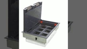 70080 - Блок розеток в пол (люк в пол для розеток) на 8 постов