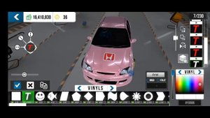 HOW TO MAKE HONDA LOGO IN HONDA CIVIC EK9 || CAR PARKING MULTIPLAYER NEW UPDATE 2023