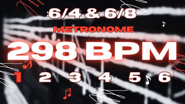 298 BPM - 6/4 & 6/8 Metronome смотреть онлайн