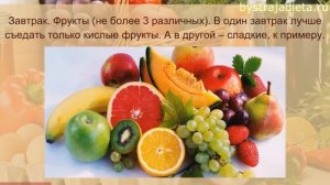 Раздельное питание: раздельное питание для похудения (Видеоверсия)