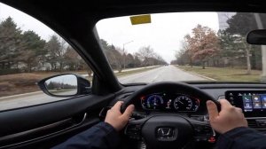 2022 Honda Accord Hybrid Sport POV Test Drive | Binaural Sound Experience