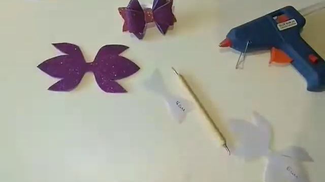 #diy#handmade#бантики#рещиночки#мк#своимируками#фоамиран#излент#kanzashi Бантик из фоамирана