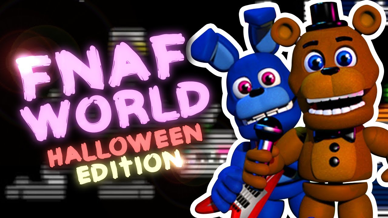 Fnaf World Halloween Edition (Прохождение на Стрим)