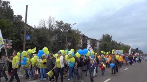Егорьевску - 235 лет! Праздничная демонстрация на главной улице Егорьевска