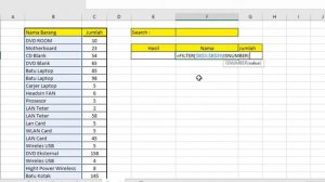 Membuat Pencarian Data di Microsoft Excel || Tutorial Excel