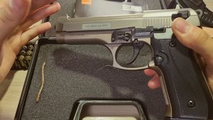 НОВЫЙ 2021 Охолощенный СХП пистолет БЕРЕТТА Beretta B92 Курс-С тест стрельбы 10ТК ПМ/ТТ EkolJackal