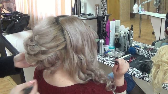 Свадебная прическа Прическа на выпускной смотреть онлайн