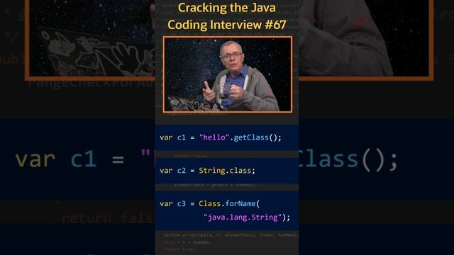 What is the class named Class? - Cracking the Java Coding Interview