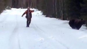 Отпугнуть медведя!!! Наглядное пособие по выживанию