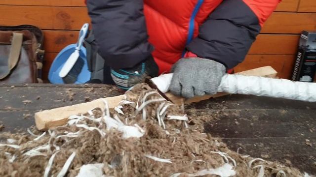 Тест ножа из стали Х12МФ. Игорь Шалимов. Нож "длинный". Рез каната. смотреть онлайн