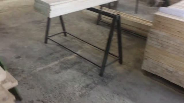 Деревянное производство компании Хоббика. Производство реек для скамеек и термодерево.