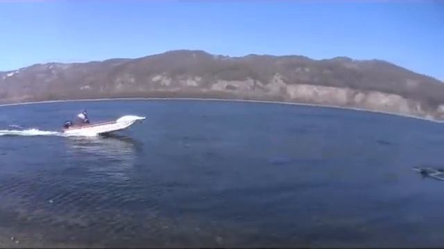 лодка с тоннелем