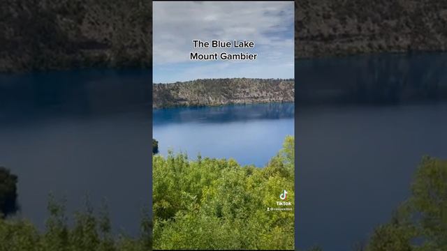 The Blue Lake in Mount Gambier