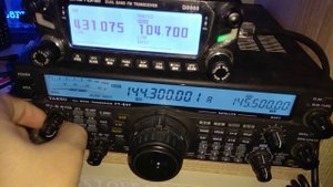 FT8 слышно на 144.174 МГц , попытался сделать вызов на 144.3 МГц SSB
