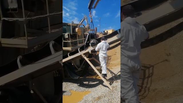 #карьер#лайфхак#барабан#установка#вал#канвеер смотреть онлайн